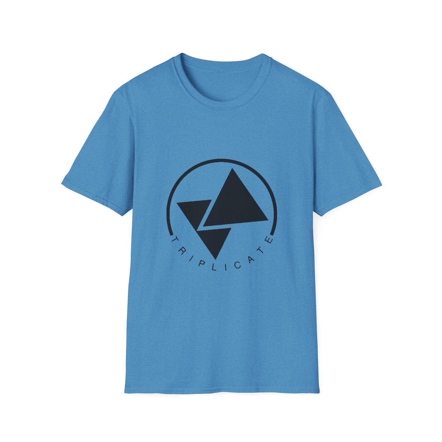 Minimalist Graphic Unisex T-Shirt, Casual Wear, Gift for Him/Her, Everyday Style, Triplicate Design, Summer Fashion
