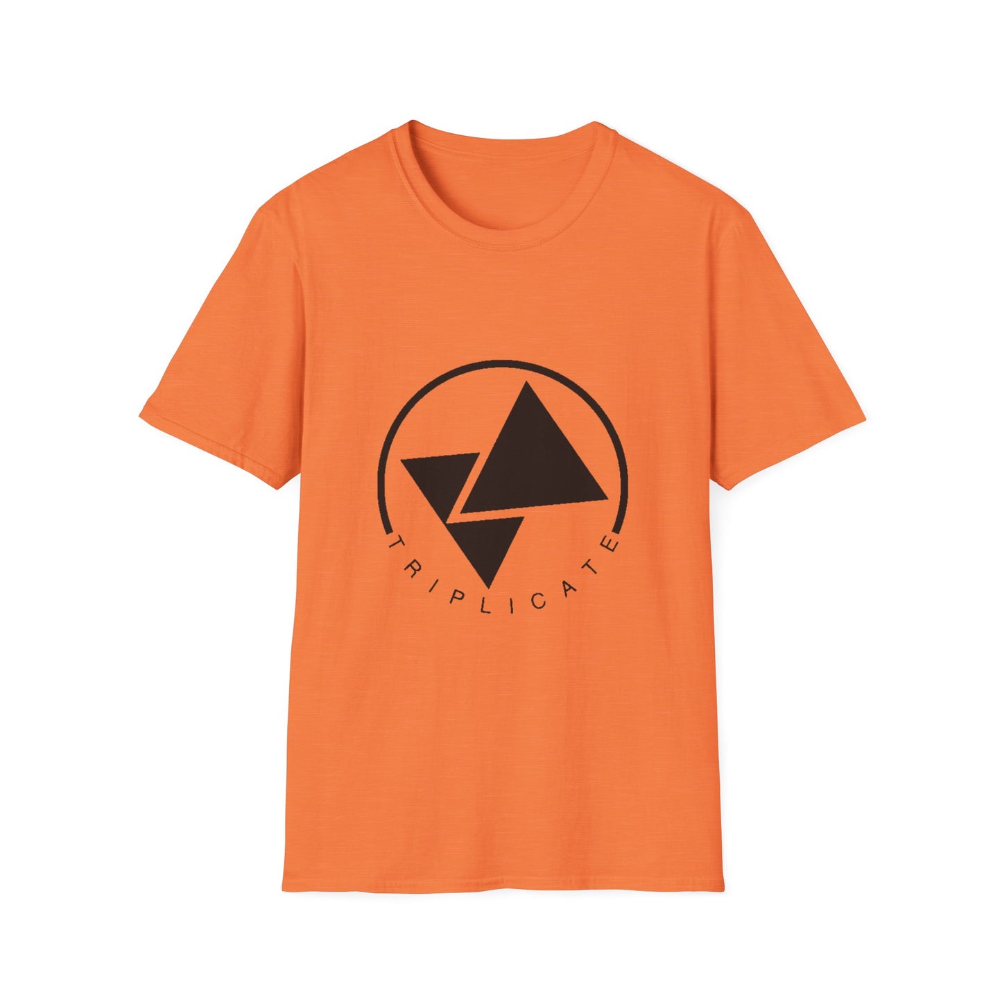 Minimalist Graphic Unisex T-Shirt, Casual Wear, Gift for Him/Her, Everyday Style, Triplicate Design, Summer Fashion