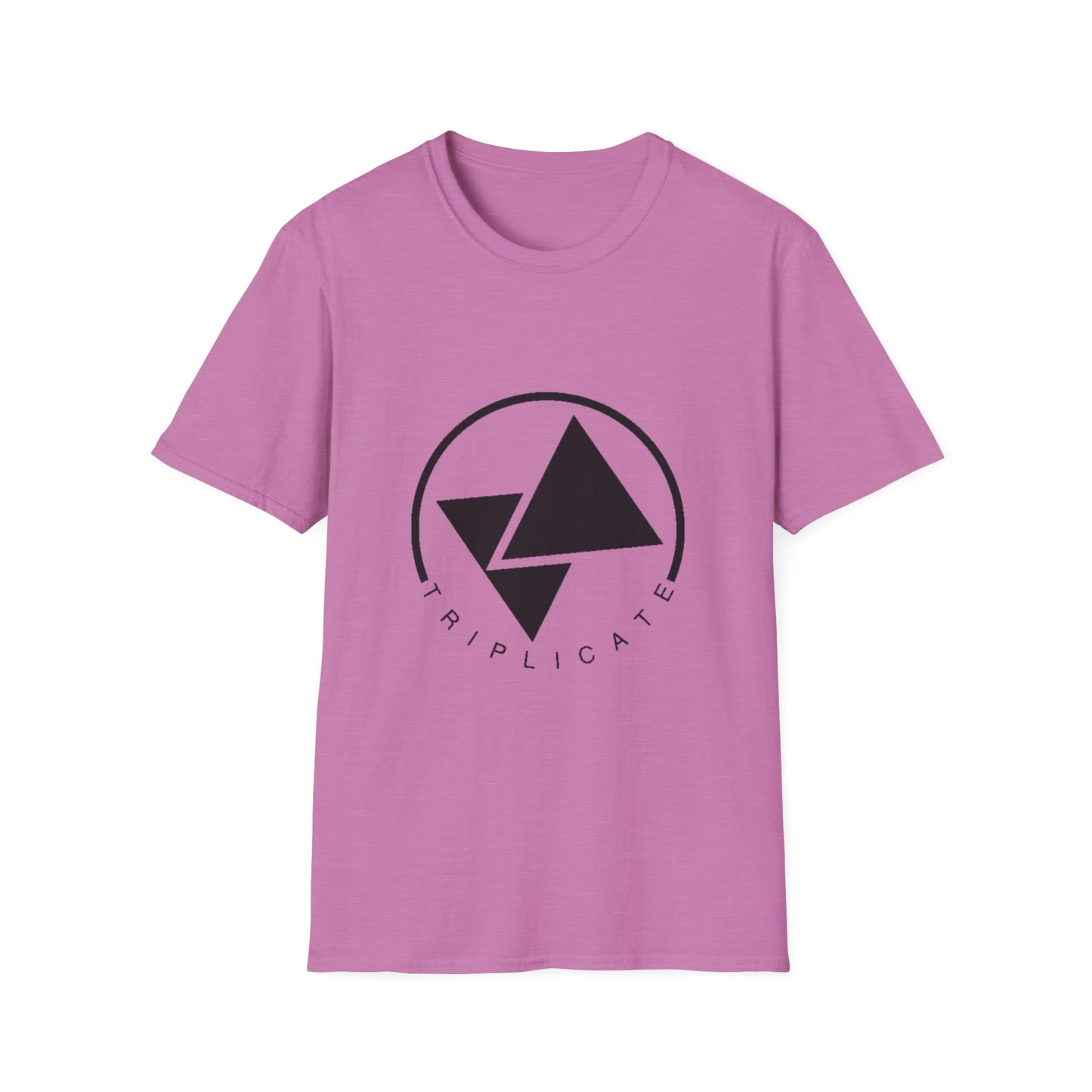 Minimalist Graphic Unisex T-Shirt, Casual Wear, Gift for Him/Her, Everyday Style, Triplicate Design, Summer Fashion