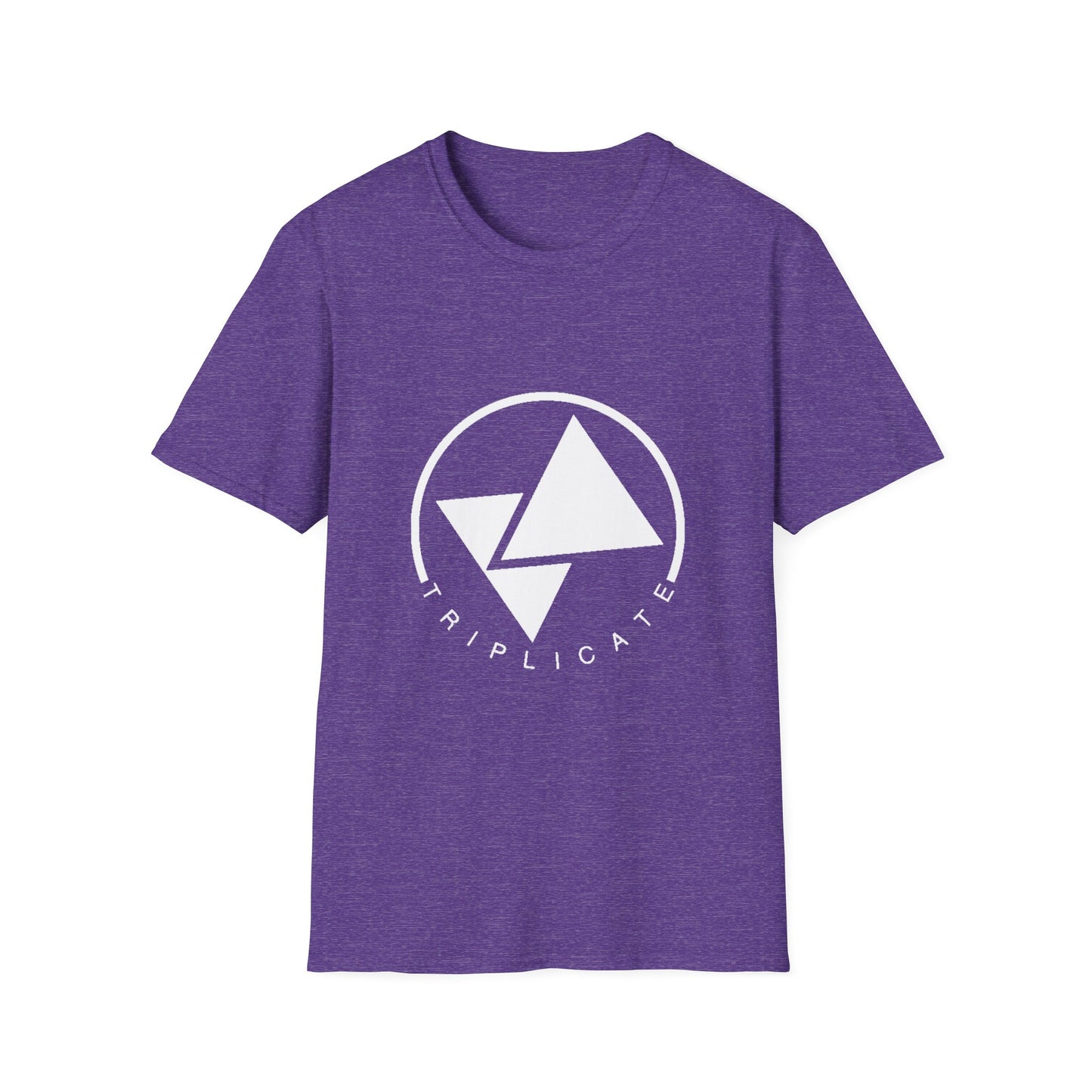 Minimalist Graphic Unisex T-Shirt, Casual Wear, Gift for Him/Her, Everyday Style, Triplicate Design, Summer Fashion