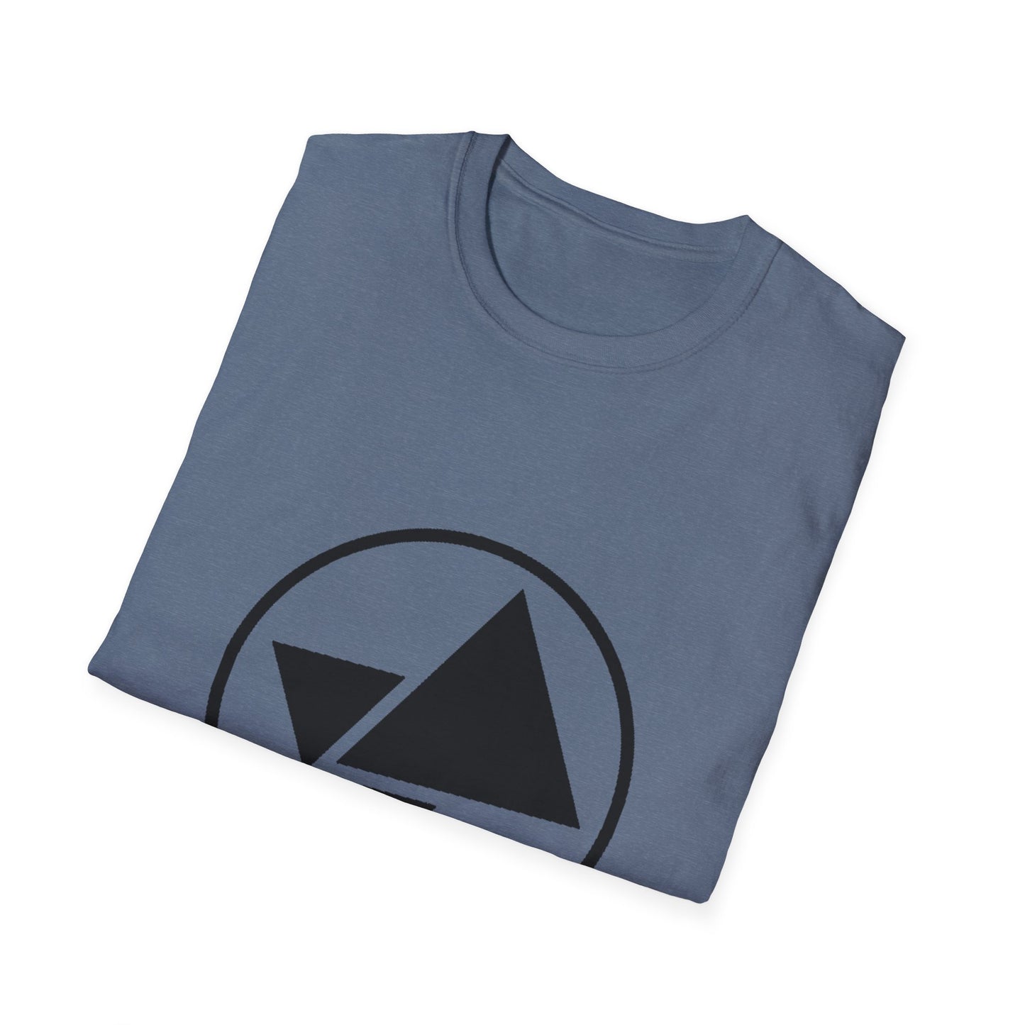 Minimalist Graphic Unisex T-Shirt, Casual Wear, Gift for Him/Her, Everyday Style, Triplicate Design, Summer Fashion